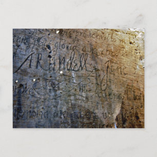 Carte Postale Graffiti dans la tour de Londres