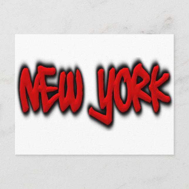 Carte Postale Graffiti de New York (Devant)