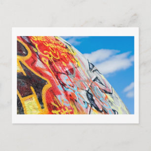 Carte Postale graffiti de planète