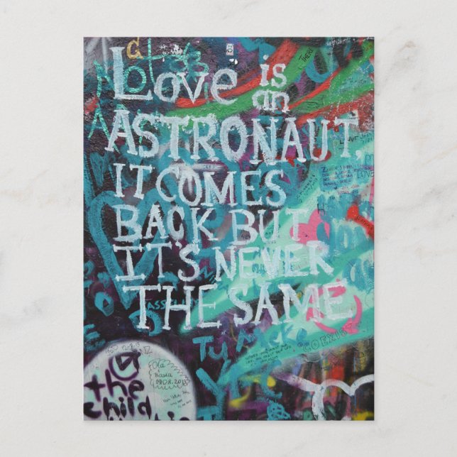 Carte Postale Graffiti de Prague (Devant)