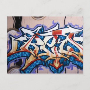 Carte Postale Graffiti de rue