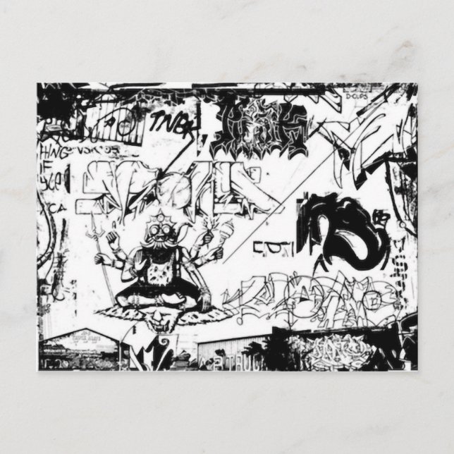 Carte Postale Graffiti Delft (Devant)
