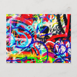 Carte Postale Graffiti Gritty Crazy