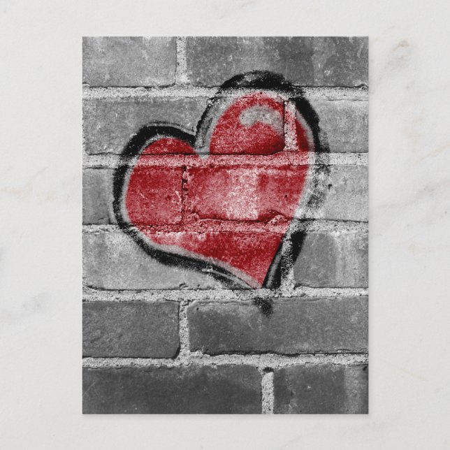 Carte Postale Graffiti Heart (Devant)