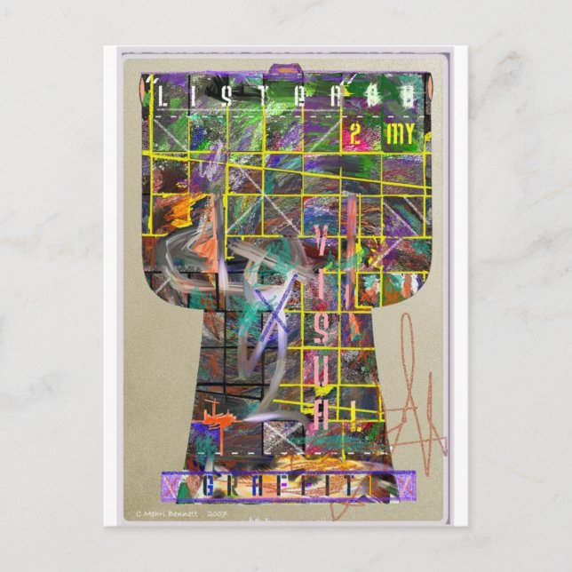 Carte Postale Graffiti Kimono (Devant)
