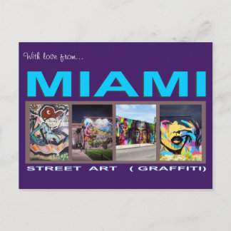 Carte Postale Graffiti M190084 Miami