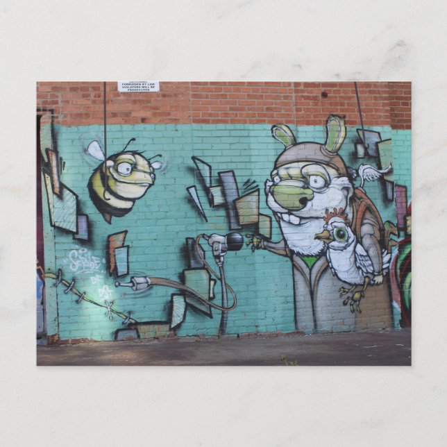 Carte Postale Graffiti Ouest n° 15 (Devant)