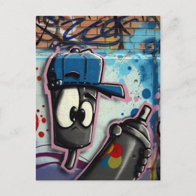 Carte Postale Graffiti suisse (Devant)