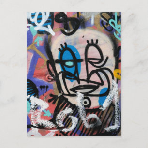 Carte Postale Graffitis d'art urbain