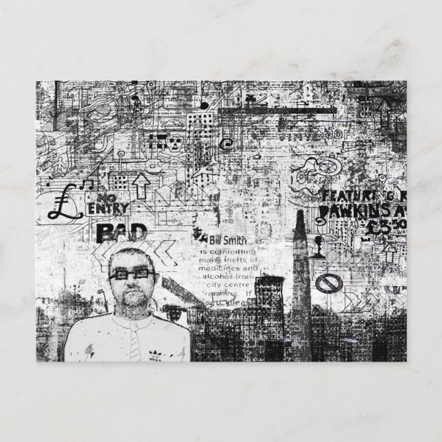 Carte Postale Graffito de Manchester (Devant)