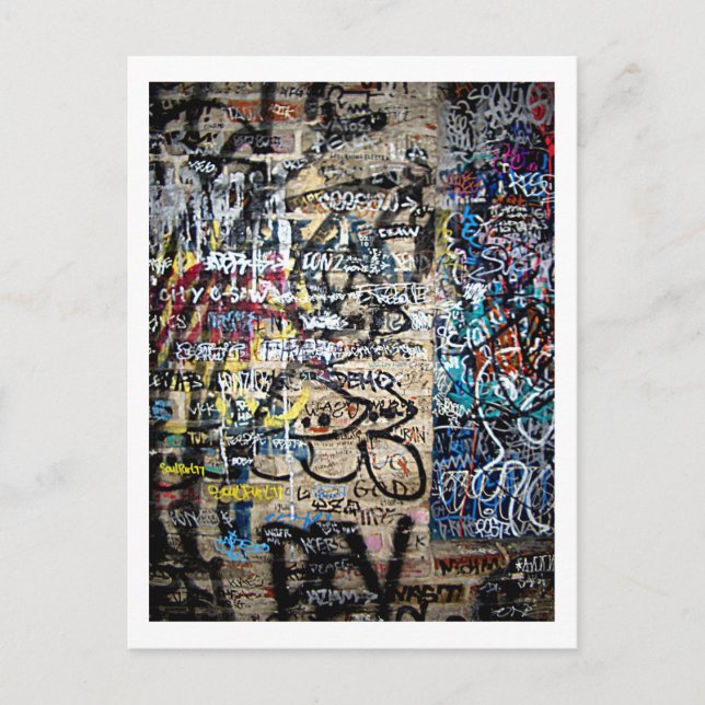 Carte Postale Grafitti South St. Philadelphie (Devant)