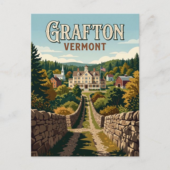 Carte Postale Grafton États-Unis (Devant)
