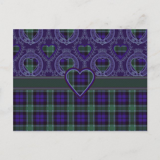 Carte Postale Graham Scottish tartan (Devant)