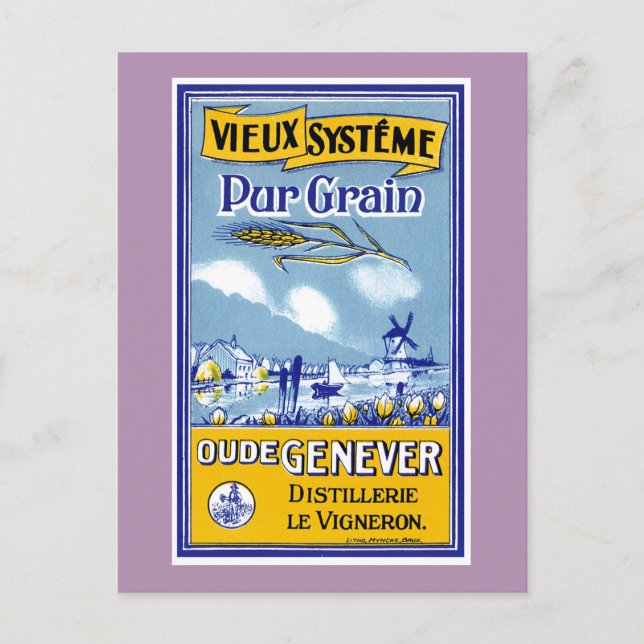 Carte Postale Grain de Vieux Systeme Pur (Devant)