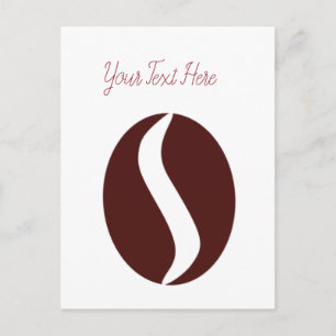 Carte Postale Graine de Café Funky