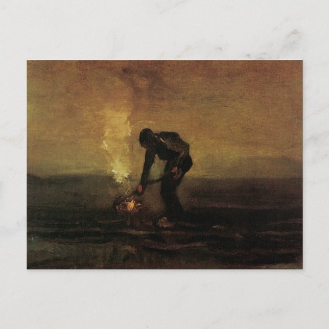 Carte Postale Graines brûlantes paysannes, Vincent van Gogh (Devant)