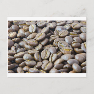Carte Postale grains de café