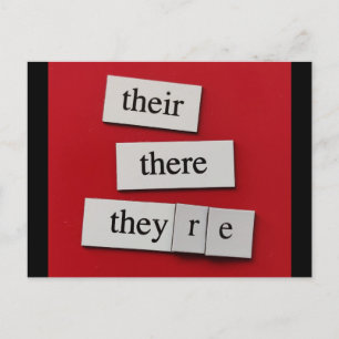 Carte Postale Grammaire