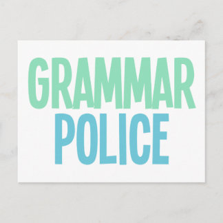 Carte Postale Grammaire