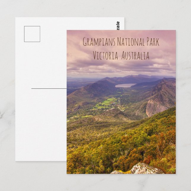 Carte Postale Grampians Parc national Australie (Devant / Derrière)