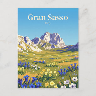Carte Postale Gran Sasso d'Italia Italie