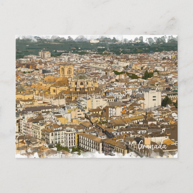Carte postale Granada Art - L'Espagne réelle (Devant)
