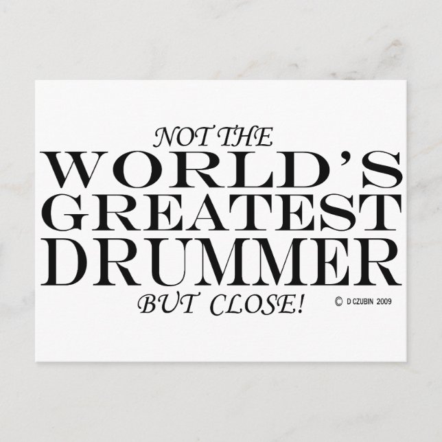Carte Postale Grand batteur Fermer (Devant)
