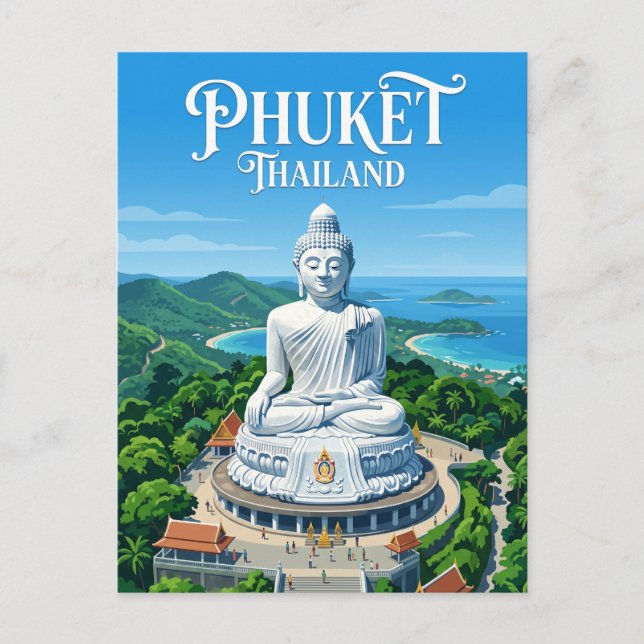 Carte Postale Grand Bouddha Thaïlande (Devant)