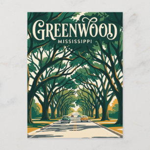 Carte Postale Grand Boulevard Mississippi