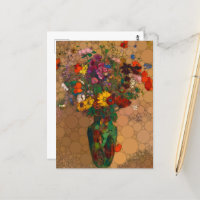 Grand Bouquet de fleurs sauvages - Après Odilon Re