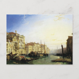 Carte Postale Grand Canal de Venise, Coucher de soleil par Richa