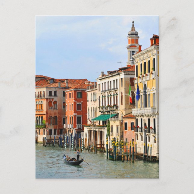 Carte Postale Grand Canal, Venise, Italie (Devant)
