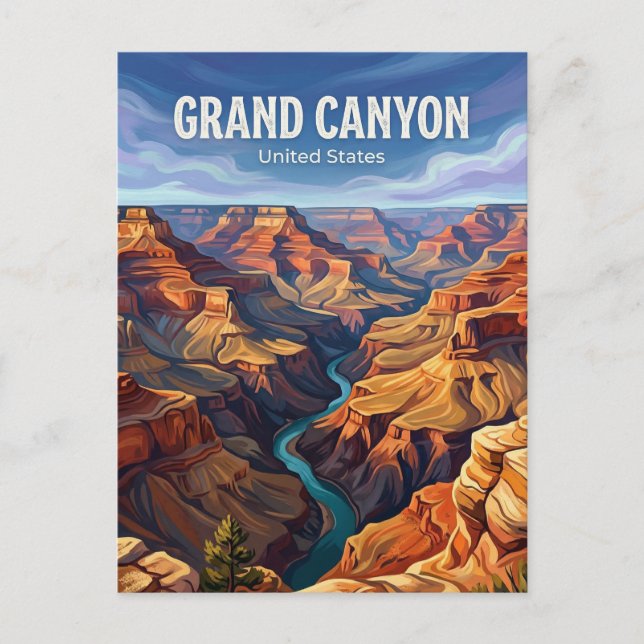 Carte Postale Grand Canyon Arizona (Devant)