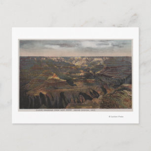 Carte Postale Grand Canyon, Arizona - Ombres nuageuses de Hopi