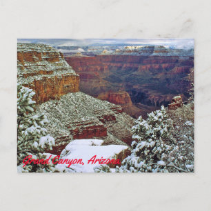 Carte Postale Grand Canyon en hiver