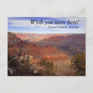 Carte Postale Grand Canyon, J'aimerais que vous soyez ici !
