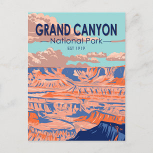 Carte Postale Grand Canyon National Park Arizona Vintage