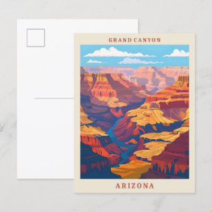 Carte Postale Grand Canyon National Park Arizona Vintage voyage