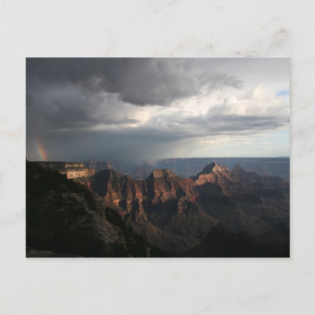 Carte Postale Grand Canyon North Rim Arc-en-ciel (Devant)