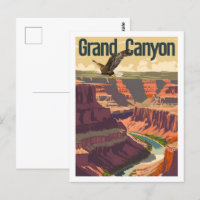 Grand Canyon USA Vintage célèbre Travel Place