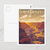 Grand Canyon USA Vintage célèbre Travel Place