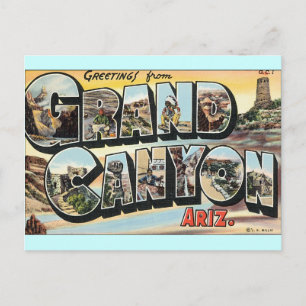 Carte Postale Grand Canyon Vintage voyage