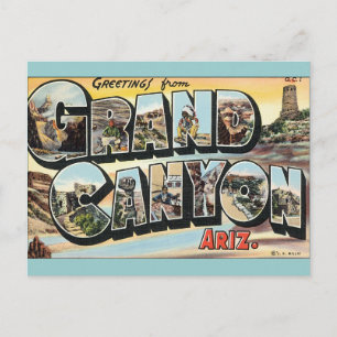 Carte Postale Grand Canyon Vintage voyage
