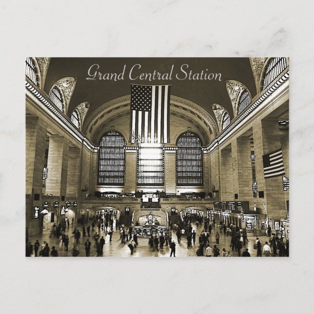 Carte Postale Grand Central Station, New York (Devant)