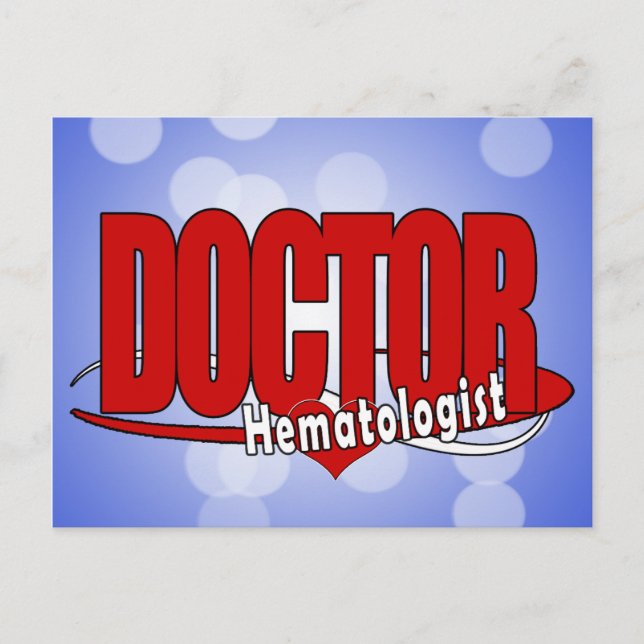 Carte Postale GRAND DOCTEUR ROUGE hématologue de LOGO (Devant)