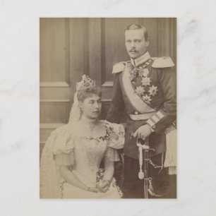 Carte Postale Grand-Duc et Grand-Duchesse Victoria Melita Hessen