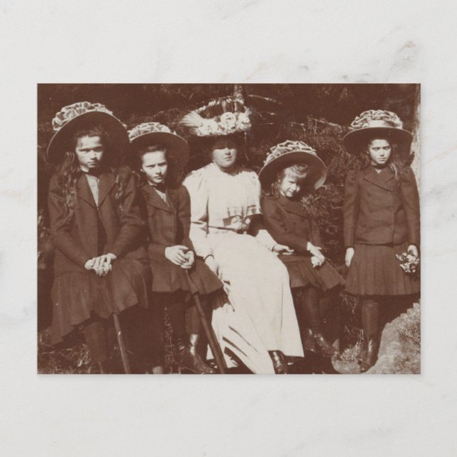 Carte Postale Grand-Duchesse de Russie, OTMA Romanov (Devant)