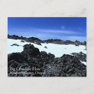 Carte Postale Grand flux obsidien, Oregon