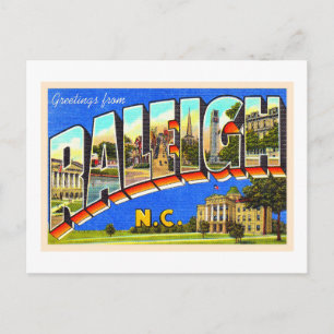 Carte postale grand format de Raleigh Caroline du 
