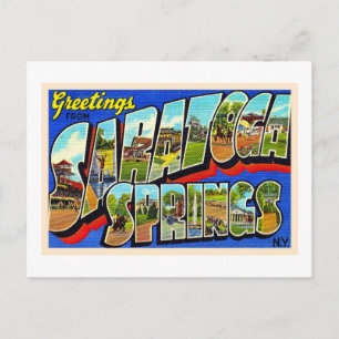 Carte postale grand format de Saratoga Springs New